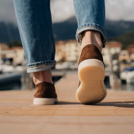 Brown Suede Loafers Ultra-Light Weight