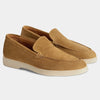 Beige Suede Loafers Ultra-Light Weight