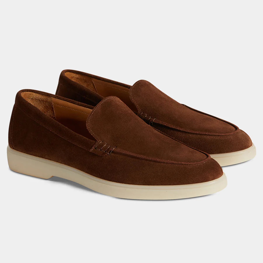 Brown Suede Loafers Ultra-Light Weight