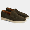 Green Suede Loafers Ultra-Light Weight