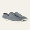 Light Blue Suede Loafers Ultra-Light Weight