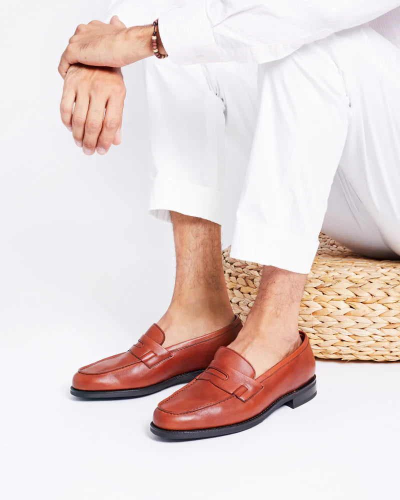 Brown Soft Leather Loafer