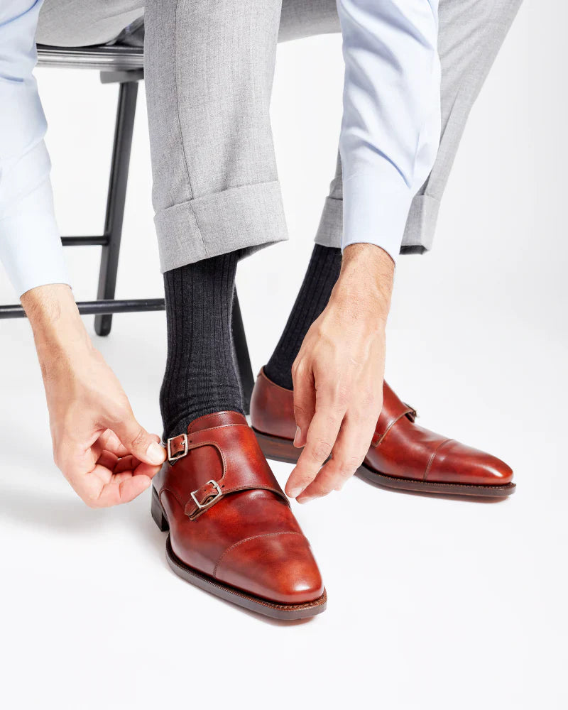 Museum Double Monk Strap Dress Shoe